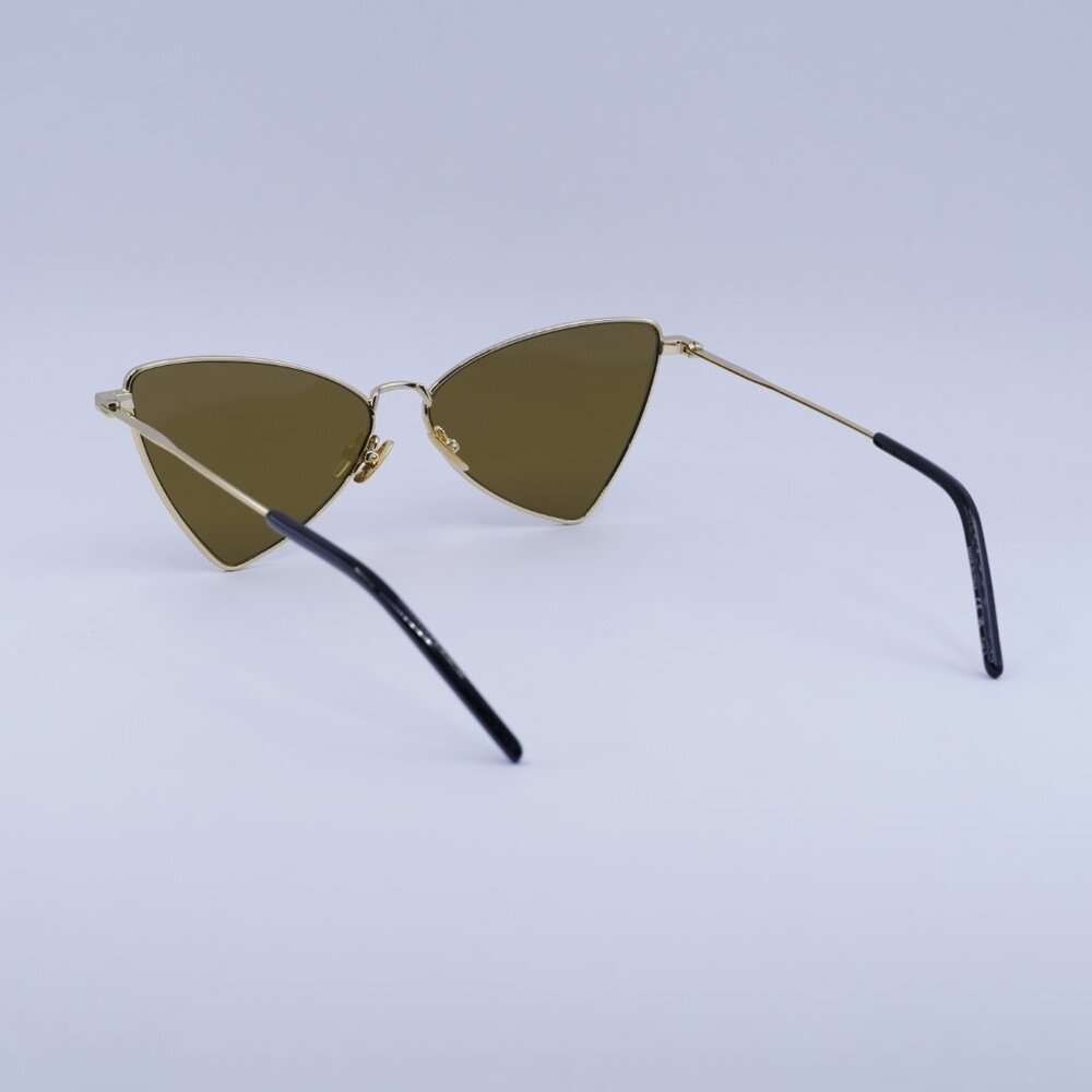 🕶️ New Saint Laurent SL303 JERRY 011 Sunglasses - Gold Frame, Brown Lenses - Picture 8 of 9